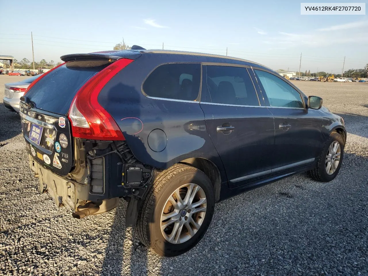 2015 Volvo Xc60 T5 Premier VIN: YV4612RK4F2707720 Lot: 79388584