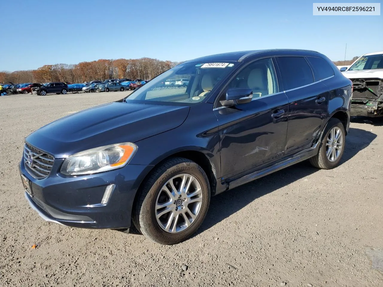 2015 Volvo Xc60 3.2 Premier + VIN: YV4940RC8F2596221 Lot: 79841674