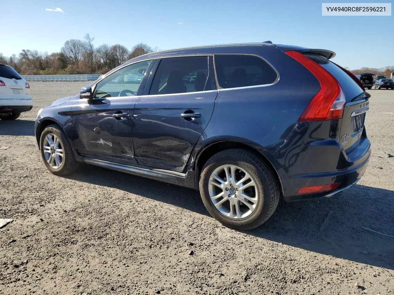 2015 Volvo Xc60 3.2 Premier + VIN: YV4940RC8F2596221 Lot: 79841674