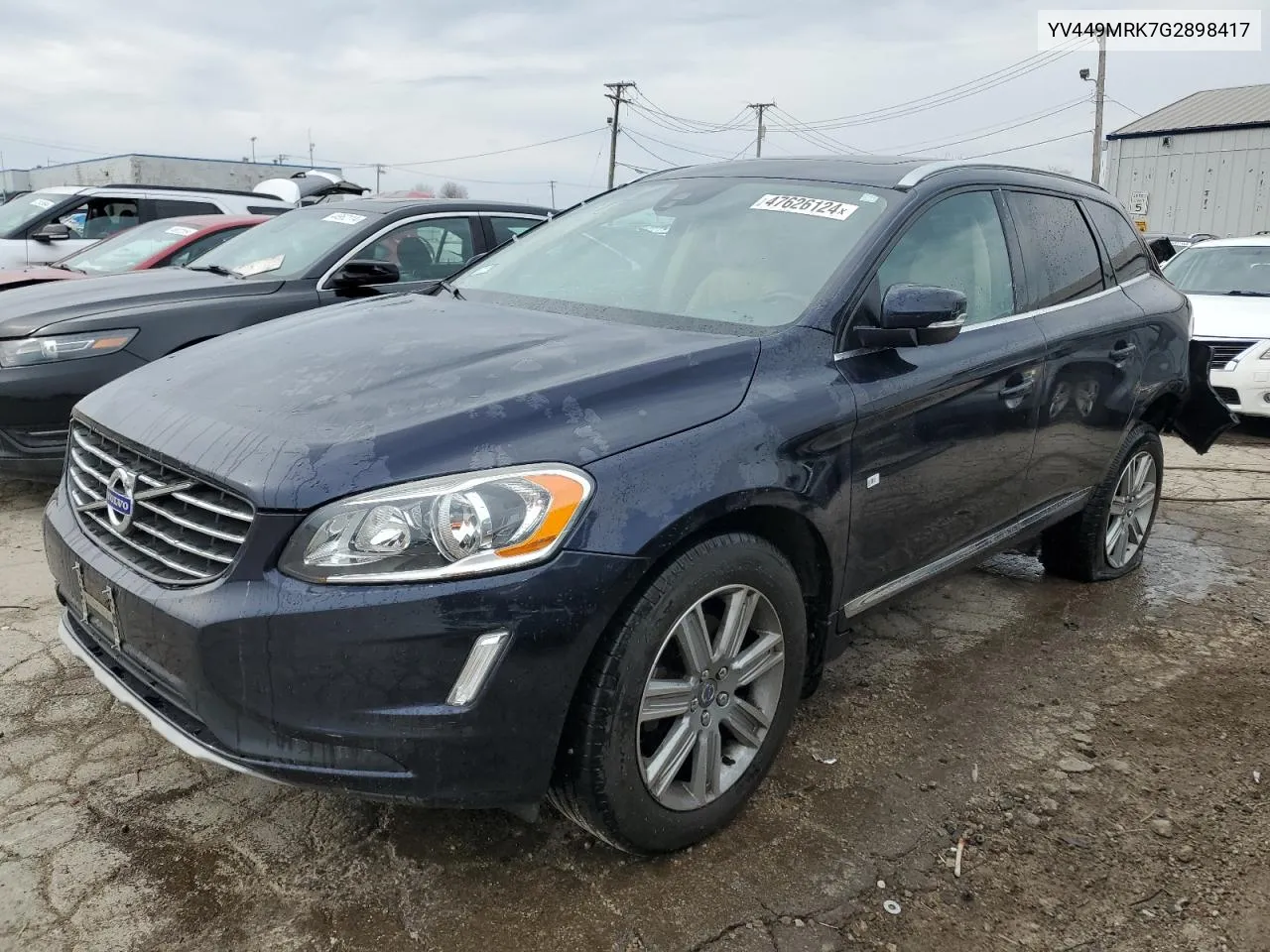 2016 Volvo Xc60 T6 Premier VIN: YV449MRK7G2898417 Lot: 47626124