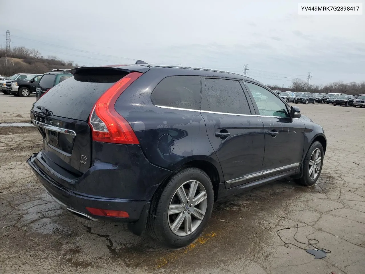 2016 Volvo Xc60 T6 Premier VIN: YV449MRK7G2898417 Lot: 47626124