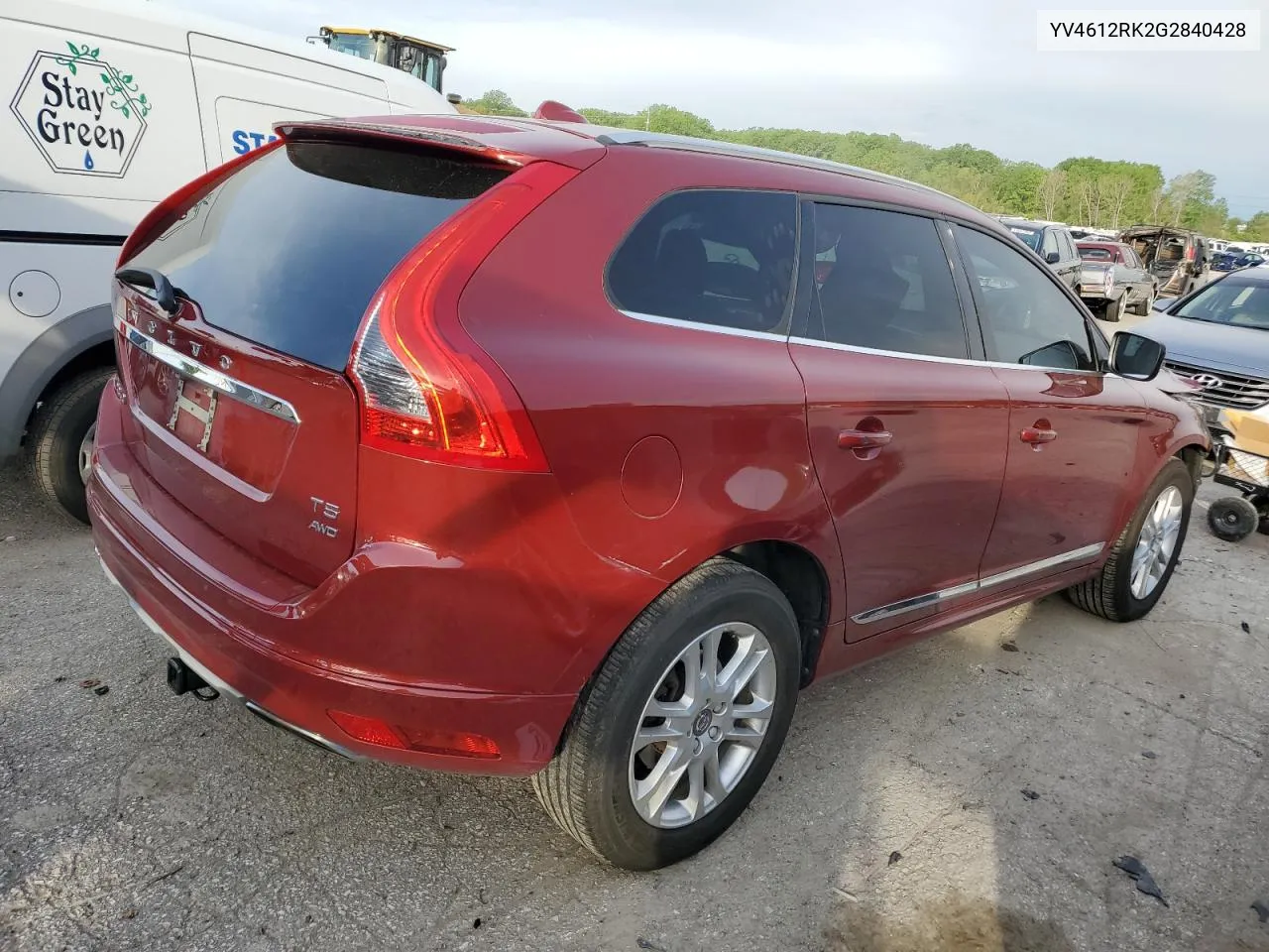 YV4612RK2G2840428 2016 Volvo Xc60 T5 Premier