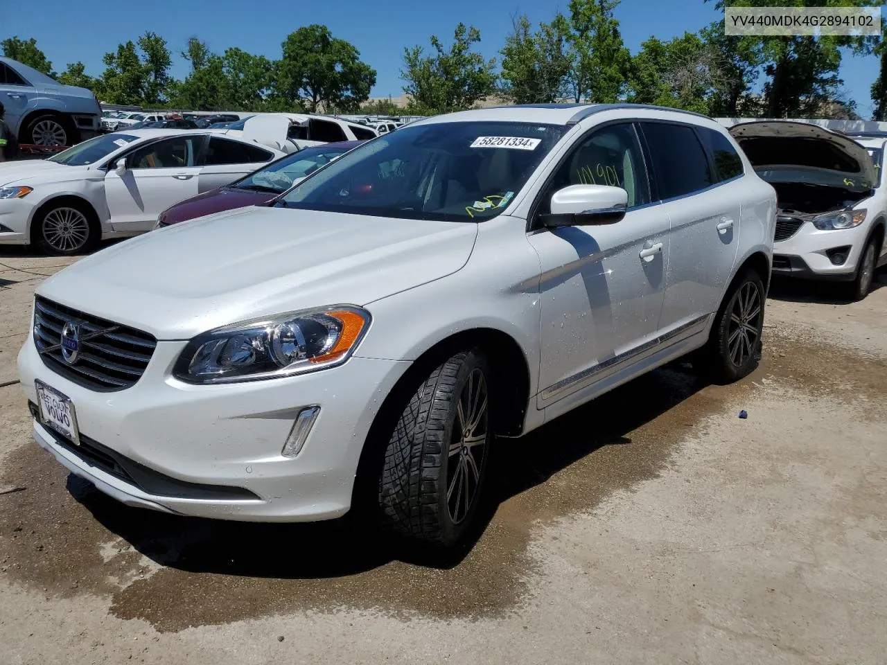 YV440MDK4G2894102 2016 Volvo Xc60 T5 Premier