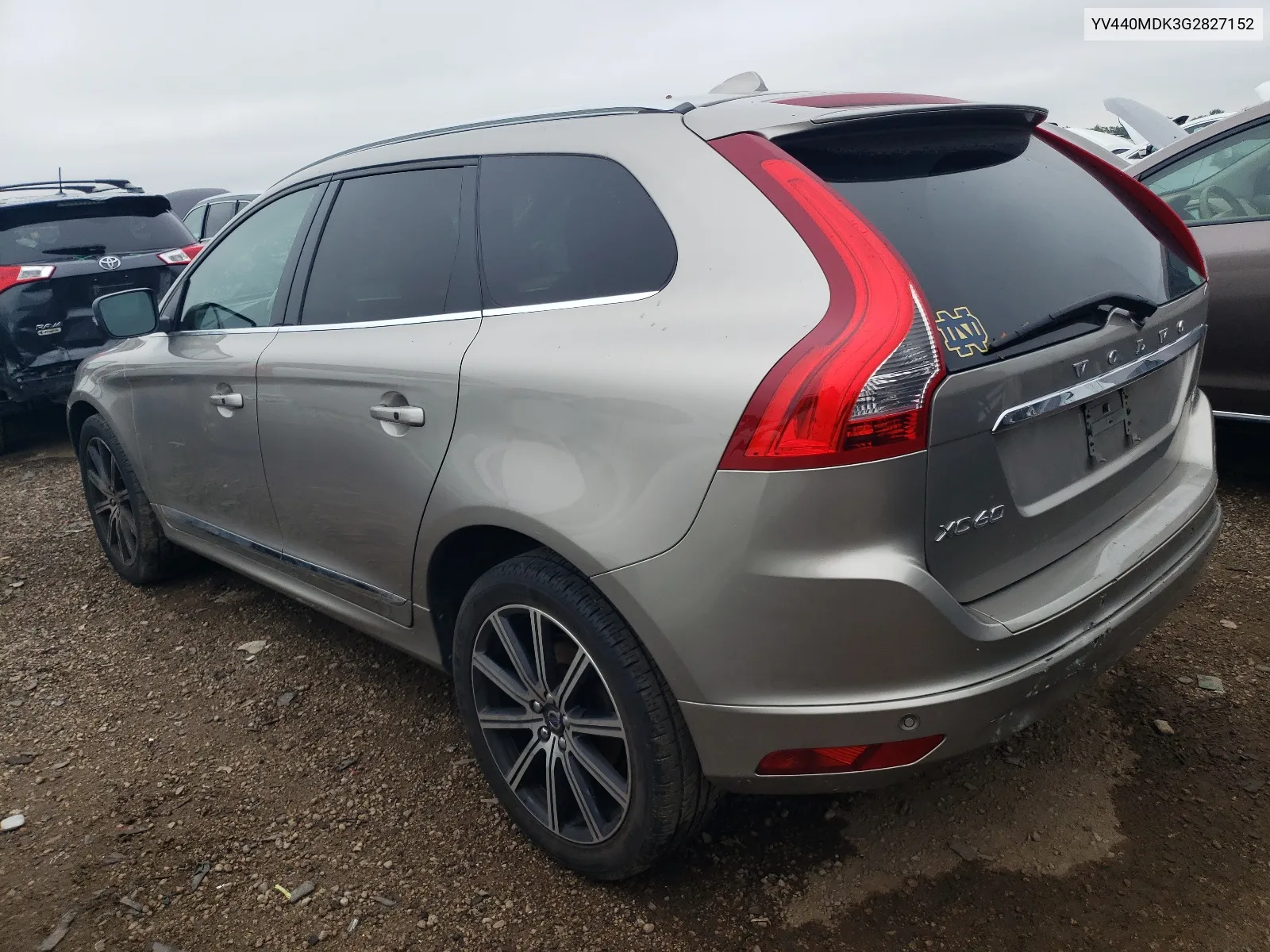 2016 Volvo Xc60 T5 Premier VIN: YV440MDK3G2827152 Lot: 64243934