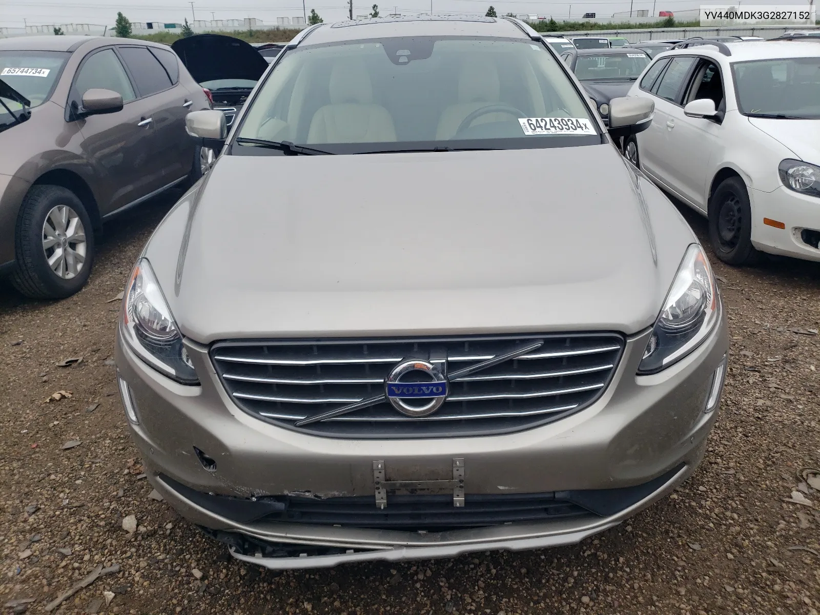 YV440MDK3G2827152 2016 Volvo Xc60 T5 Premier