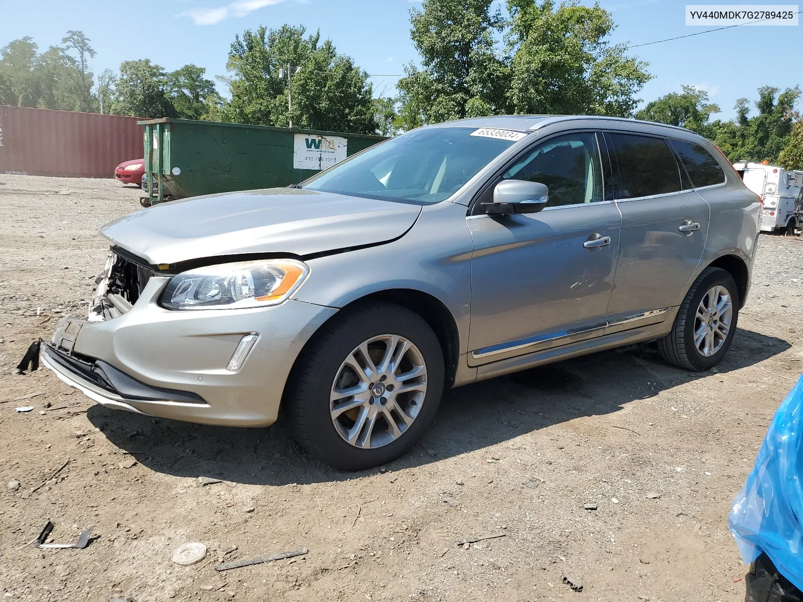 2016 Volvo Xc60 T5 Premier VIN: YV440MDK7G2789425 Lot: 65339034