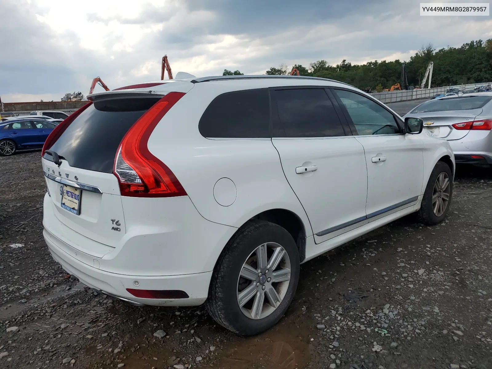 2016 Volvo Xc60 T6 Platinum VIN: YV449MRM8G2879957 Lot: 66006254