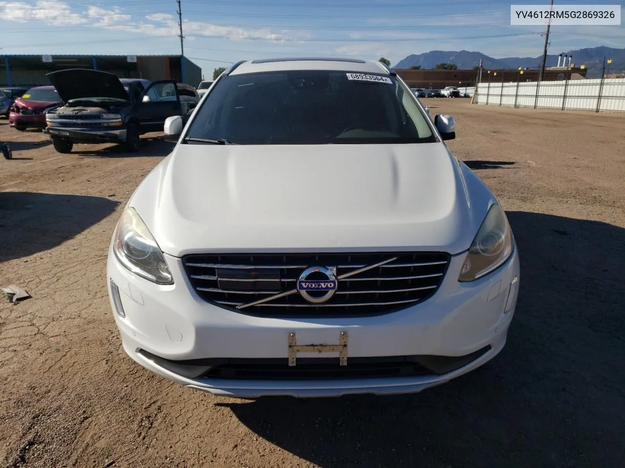 2016 Volvo Xc60 T5 Platinum VIN: YV4612RM5G2869326 Lot: 68933564