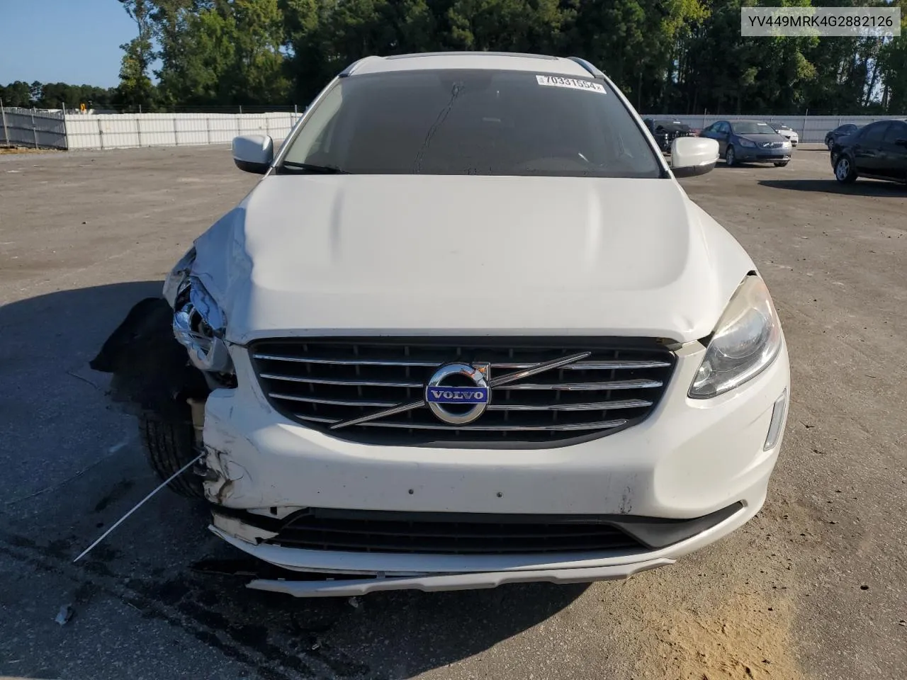 2016 Volvo Xc60 T6 Premier VIN: YV449MRK4G2882126 Lot: 70331554