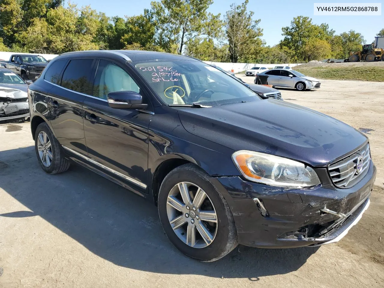 YV4612RM5G2868788 2016 Volvo Xc60 T5 Platinum