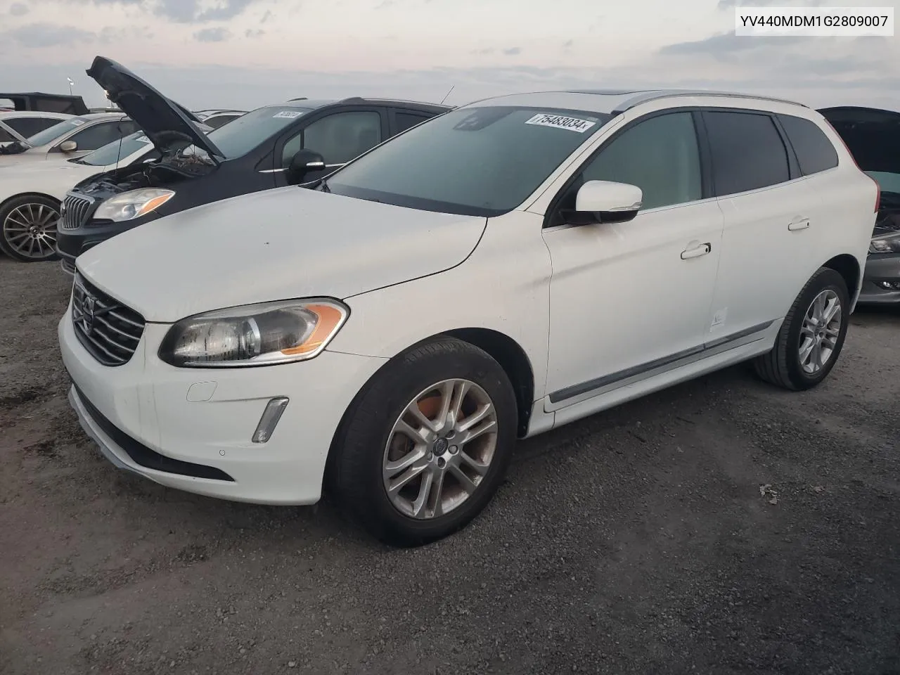 2016 Volvo Xc60 T5 Platinum VIN: YV440MDM1G2809007 Lot: 75483034