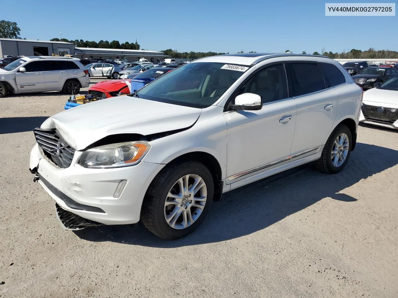 2016 Volvo Xc60 T5 Premier VIN: YV440MDK0G2797205 Lot: 75665674