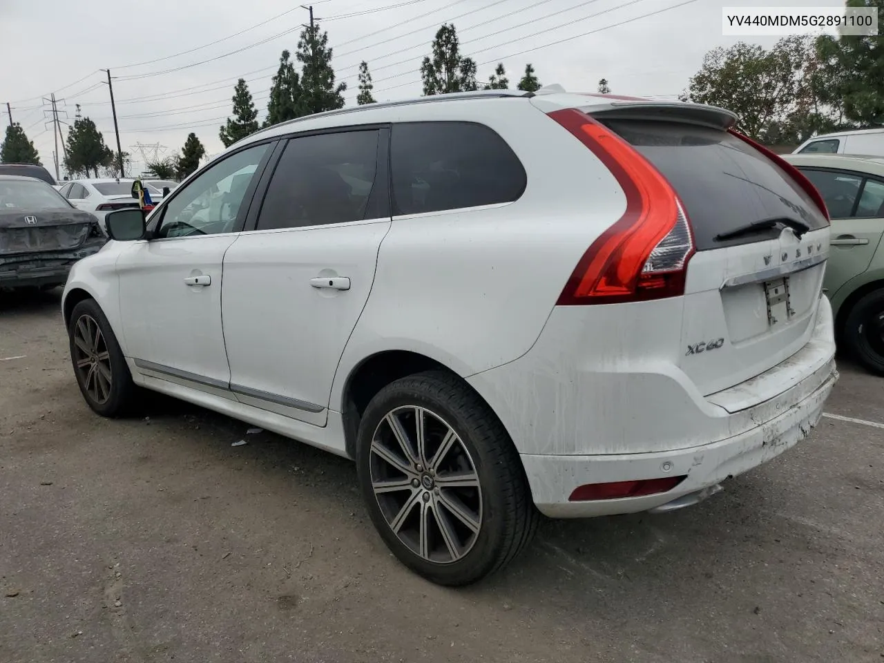 YV440MDM5G2891100 2016 Volvo Xc60 T5 Platinum