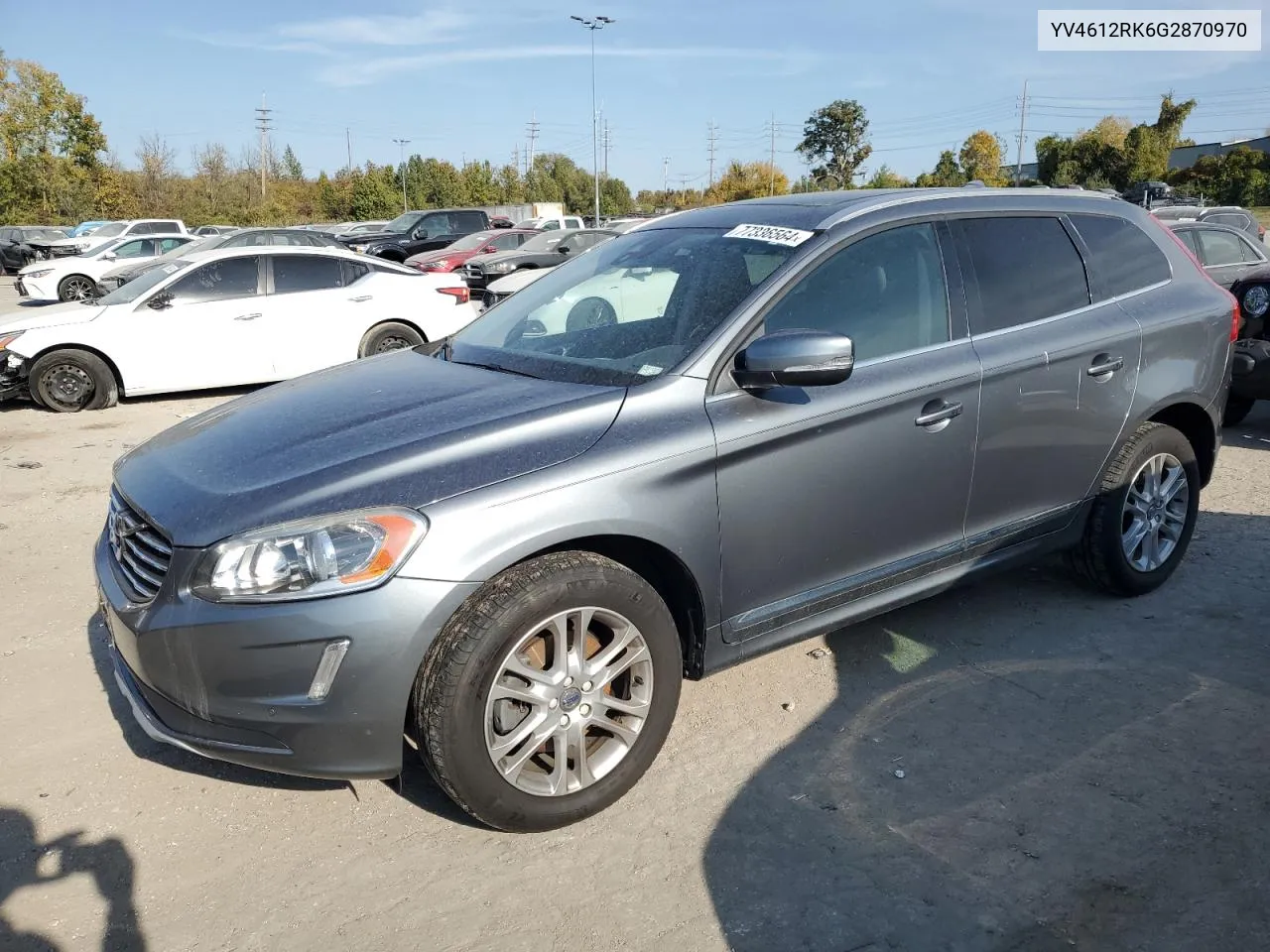 2016 Volvo Xc60 T5 Premier VIN: YV4612RK6G2870970 Lot: 77336564