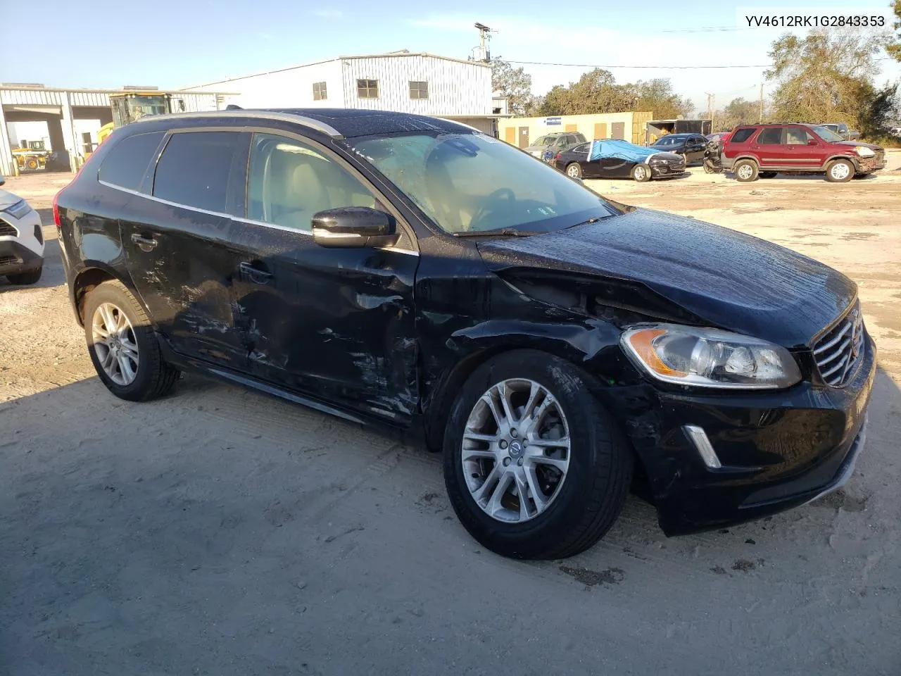 2016 Volvo Xc60 T5 Premier VIN: YV4612RK1G2843353 Lot: 77694954