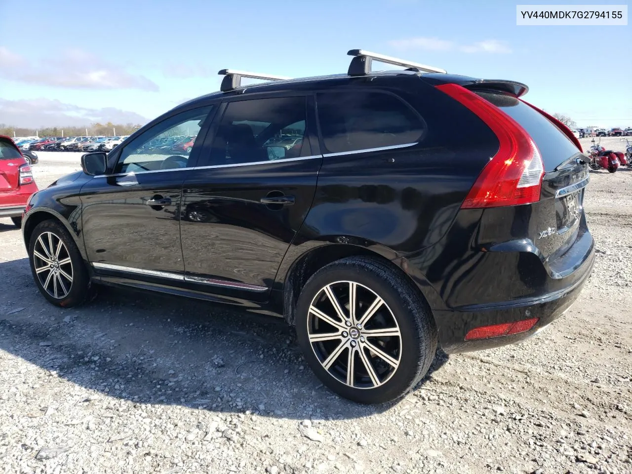 2016 Volvo Xc60 T5 Premier VIN: YV440MDK7G2794155 Lot: 77760744