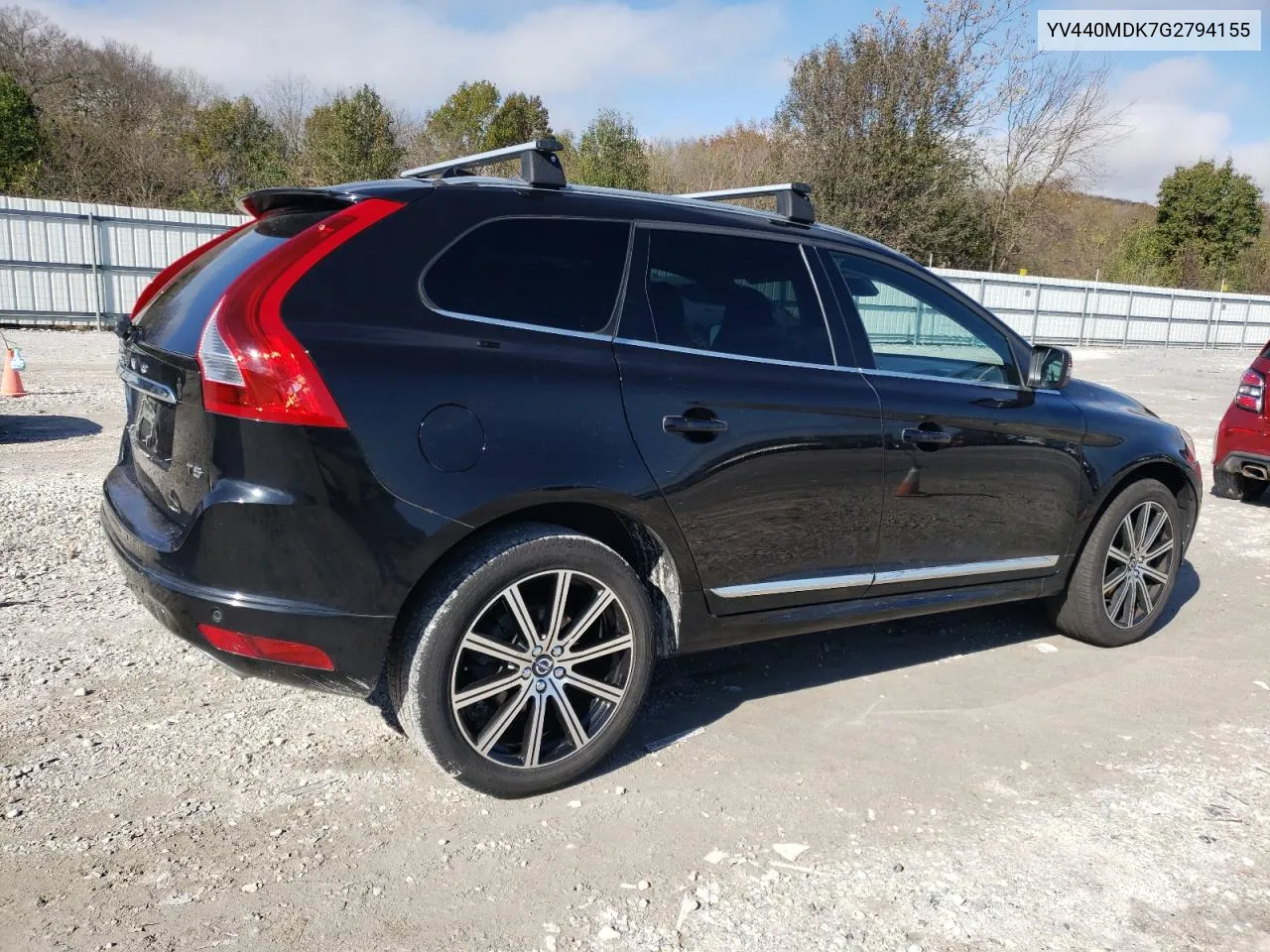 2016 Volvo Xc60 T5 Premier VIN: YV440MDK7G2794155 Lot: 77760744