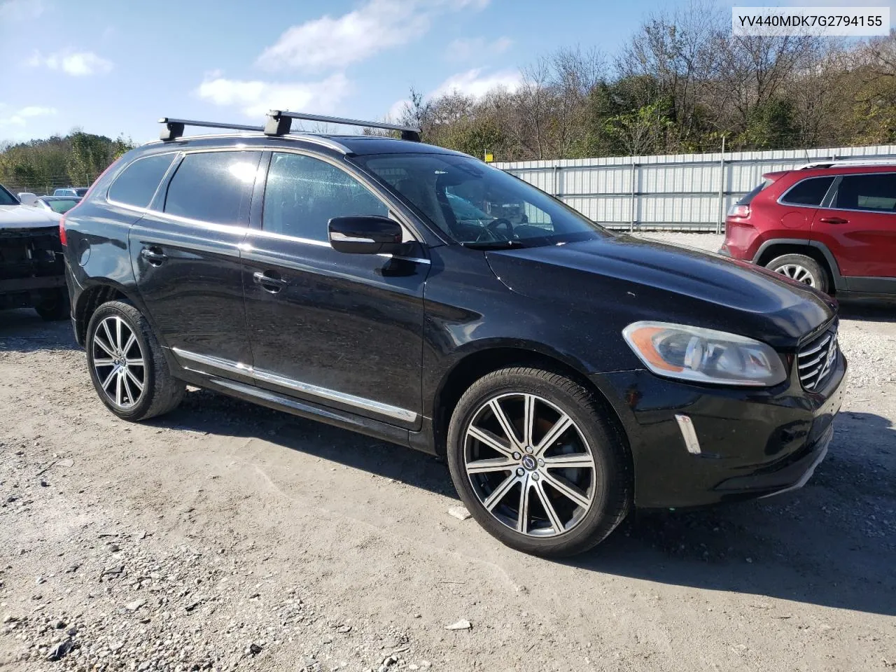 2016 Volvo Xc60 T5 Premier VIN: YV440MDK7G2794155 Lot: 77760744