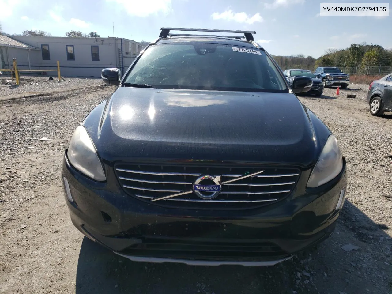 2016 Volvo Xc60 T5 Premier VIN: YV440MDK7G2794155 Lot: 77760744