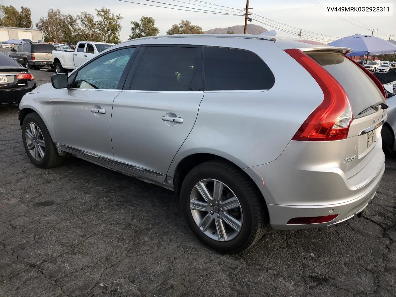 2016 Volvo Xc60 T6 Premier VIN: YV449MRK0G2928311 Lot: 78536554