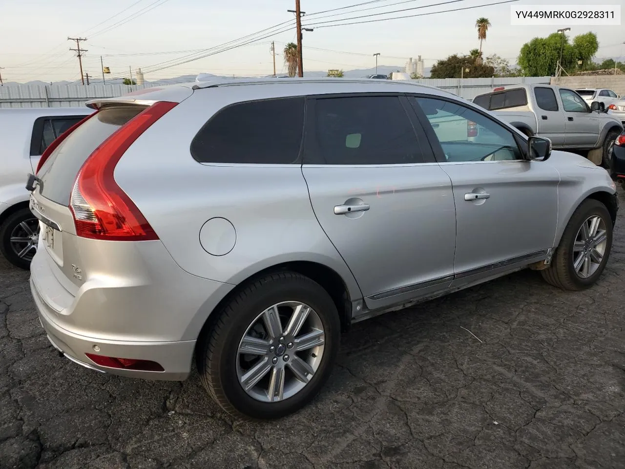 2016 Volvo Xc60 T6 Premier VIN: YV449MRK0G2928311 Lot: 78536554