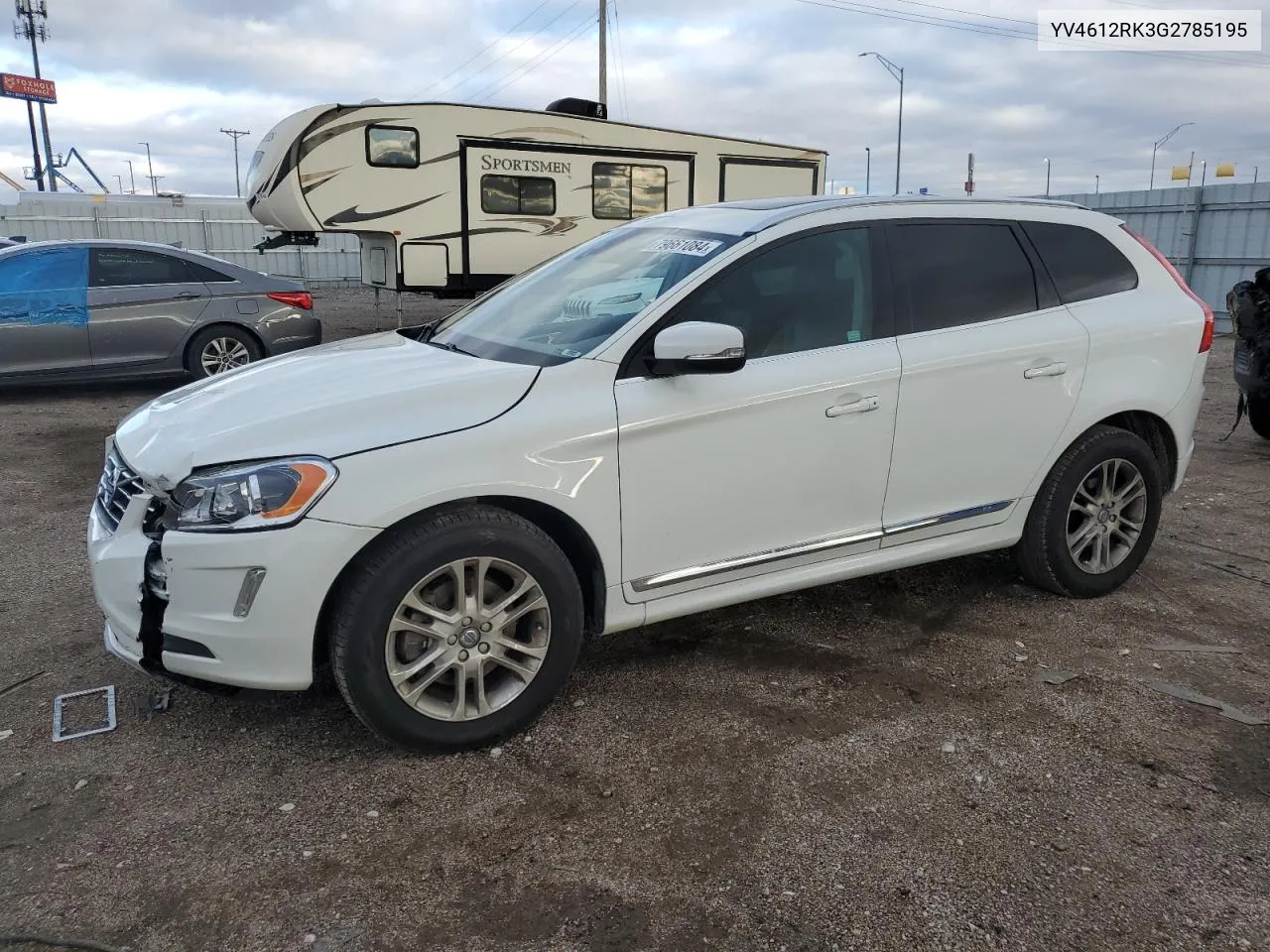 2016 Volvo Xc60 T5 Premier VIN: YV4612RK3G2785195 Lot: 79661084