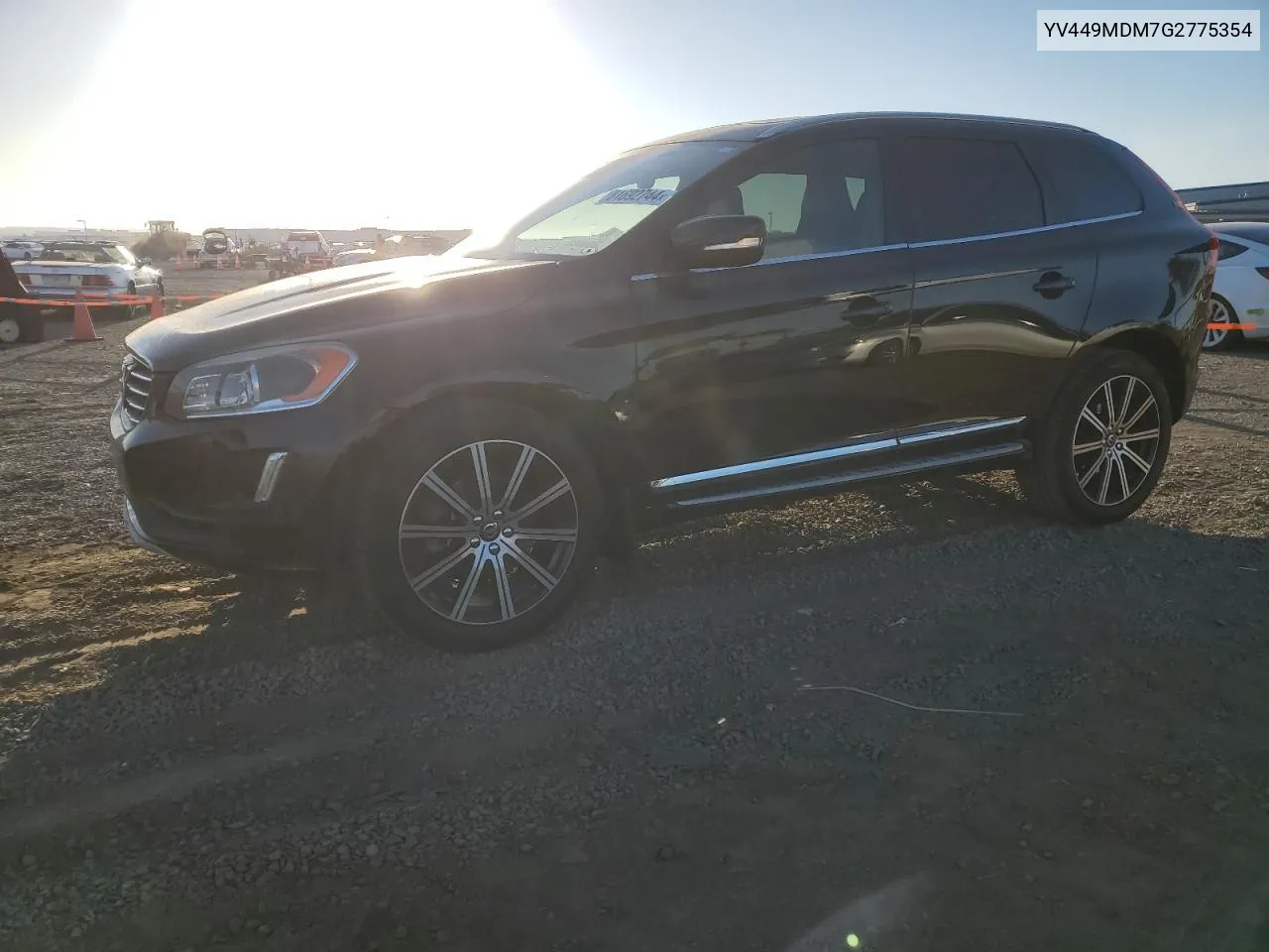 2016 Volvo Xc60 T6 Platinum VIN: YV449MDM7G2775354 Lot: 81692744