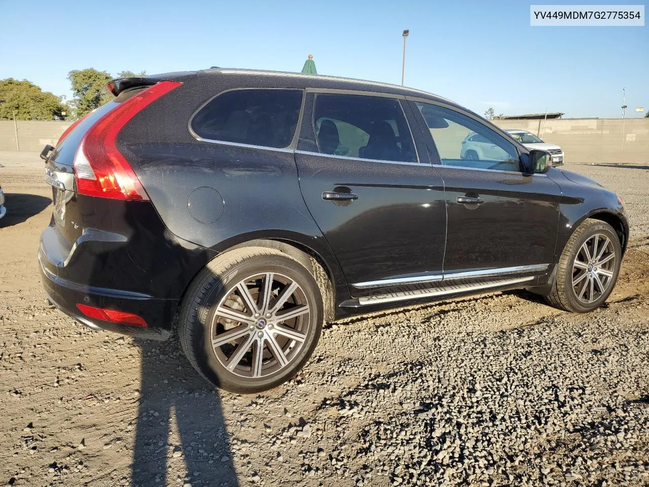 2016 Volvo Xc60 T6 Platinum VIN: YV449MDM7G2775354 Lot: 81692744