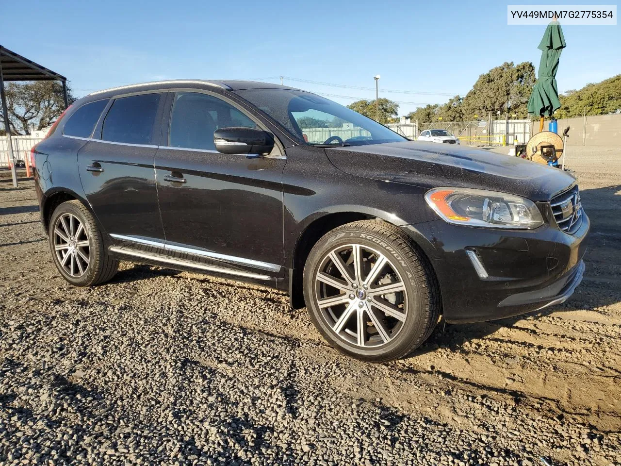 2016 Volvo Xc60 T6 Platinum VIN: YV449MDM7G2775354 Lot: 81692744