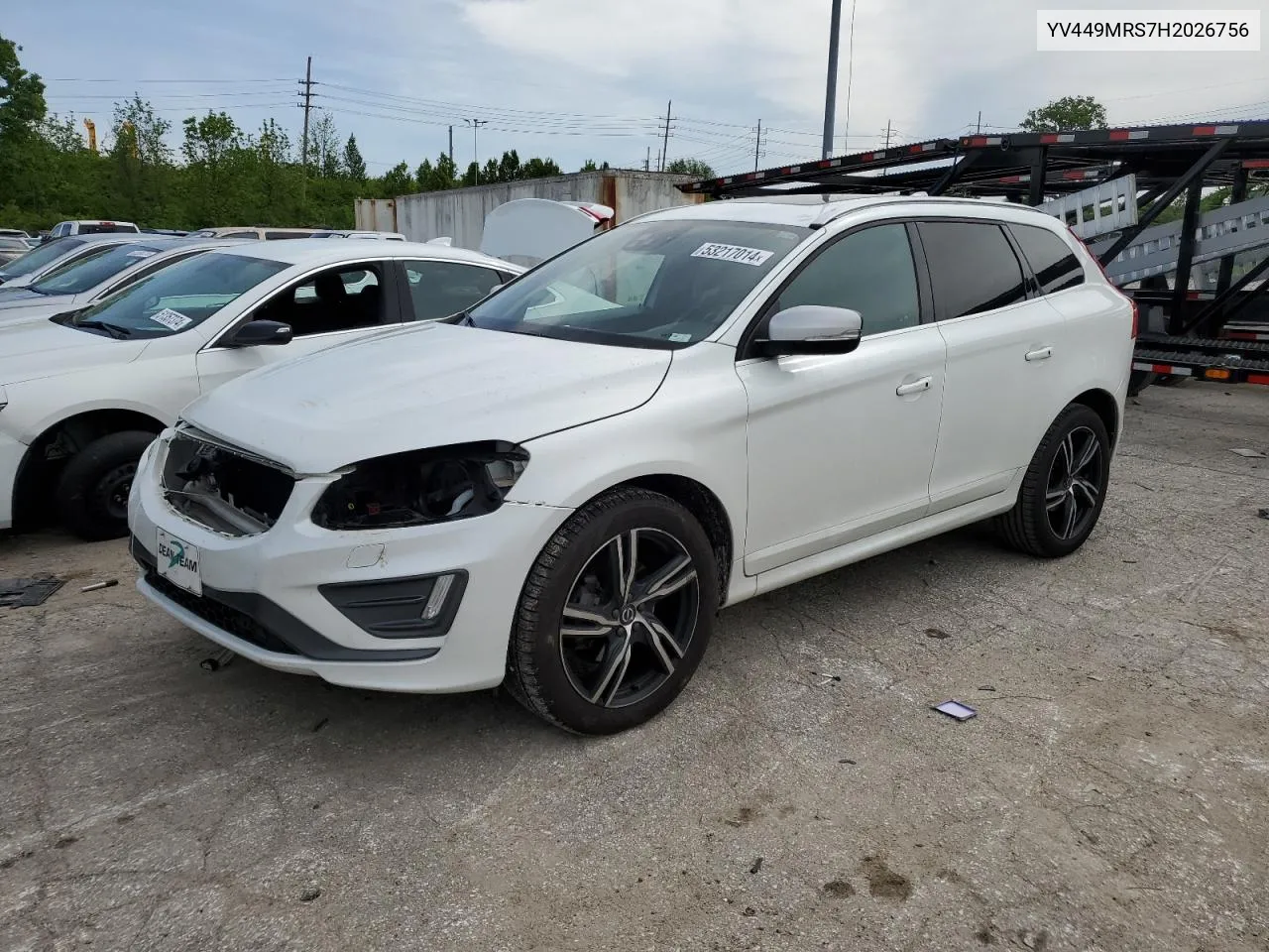 YV449MRS7H2026756 2017 Volvo Xc60 T6 R-Design Platinum