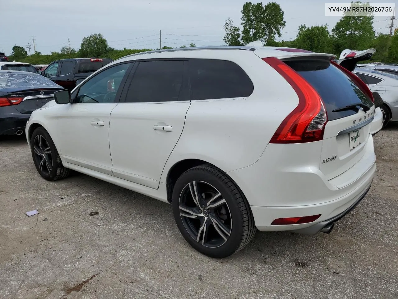 2017 Volvo Xc60 T6 R-Design Platinum VIN: YV449MRS7H2026756 Lot: 53217014