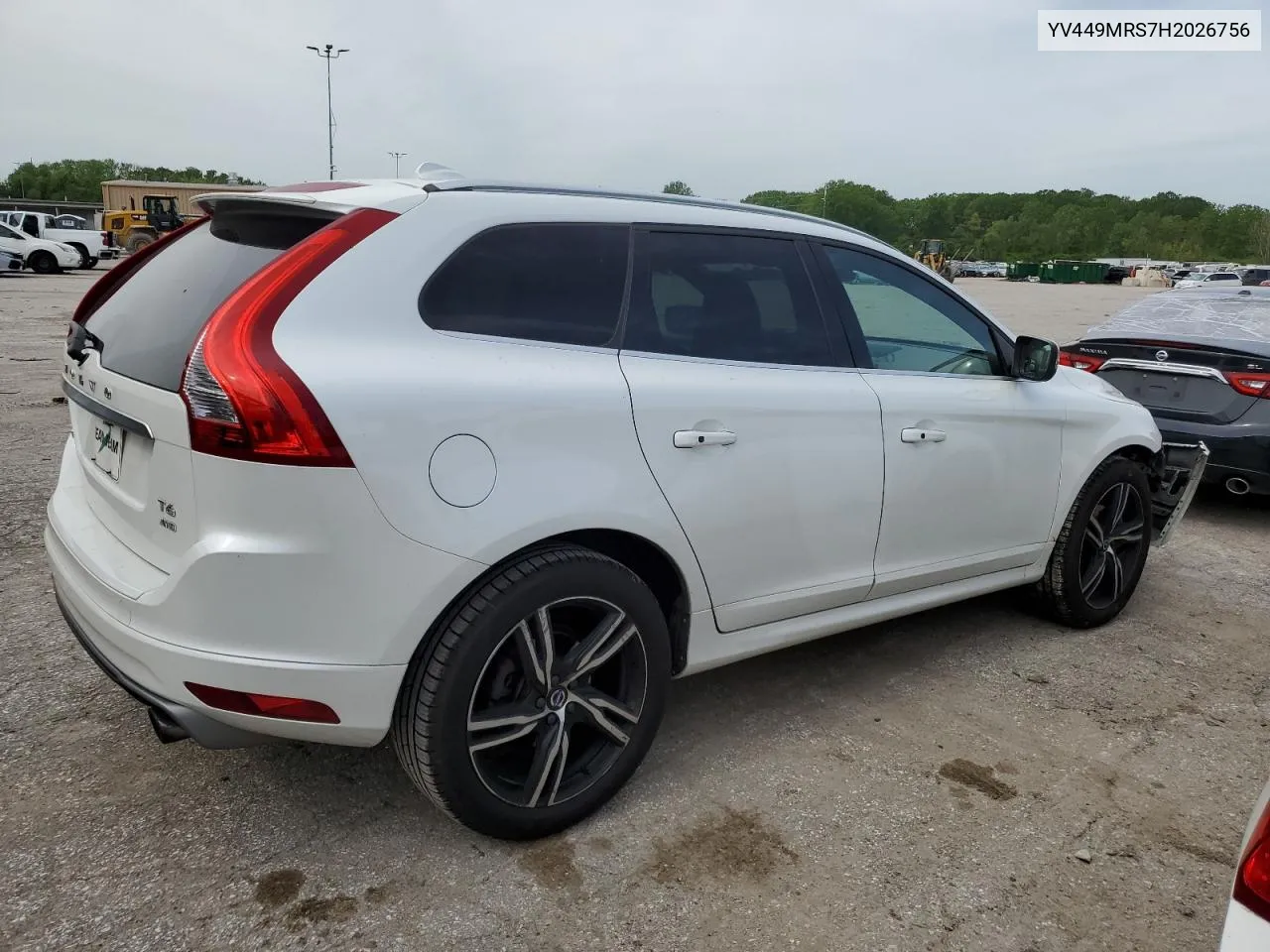 YV449MRS7H2026756 2017 Volvo Xc60 T6 R-Design Platinum