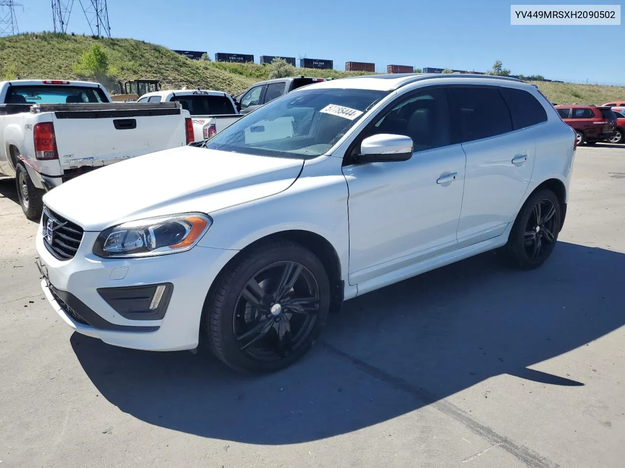 2017 Volvo Xc60 T6 R-Design Platinum VIN: YV449MRSXH2090502 Lot: 57785444