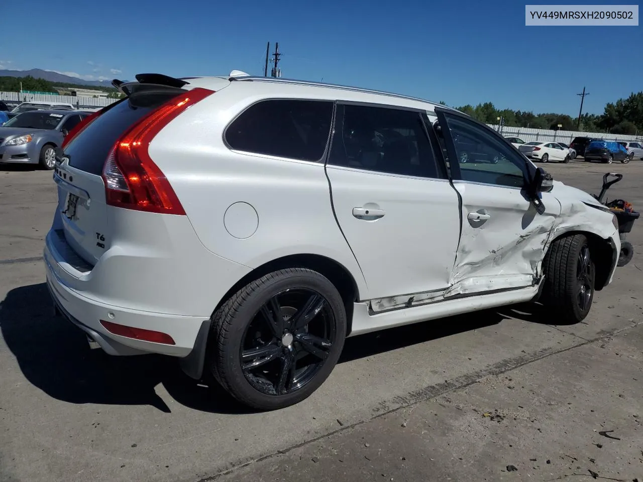 2017 Volvo Xc60 T6 R-Design Platinum VIN: YV449MRSXH2090502 Lot: 57785444