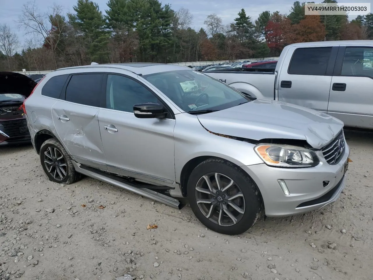 2017 Volvo Xc60 T6 Dynamic VIN: YV449MRR1H2005303 Lot: 78673244