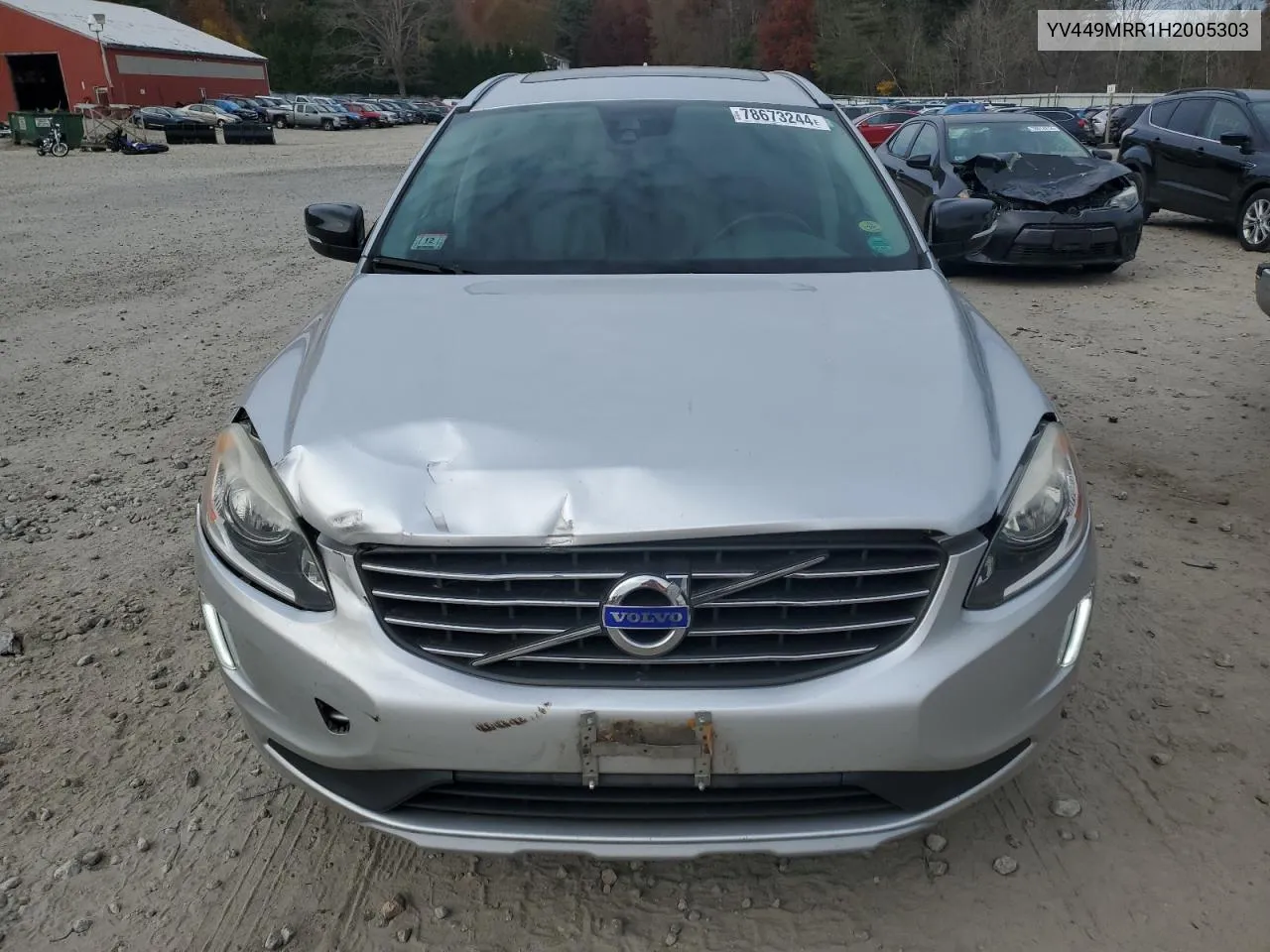 2017 Volvo Xc60 T6 Dynamic VIN: YV449MRR1H2005303 Lot: 78673244