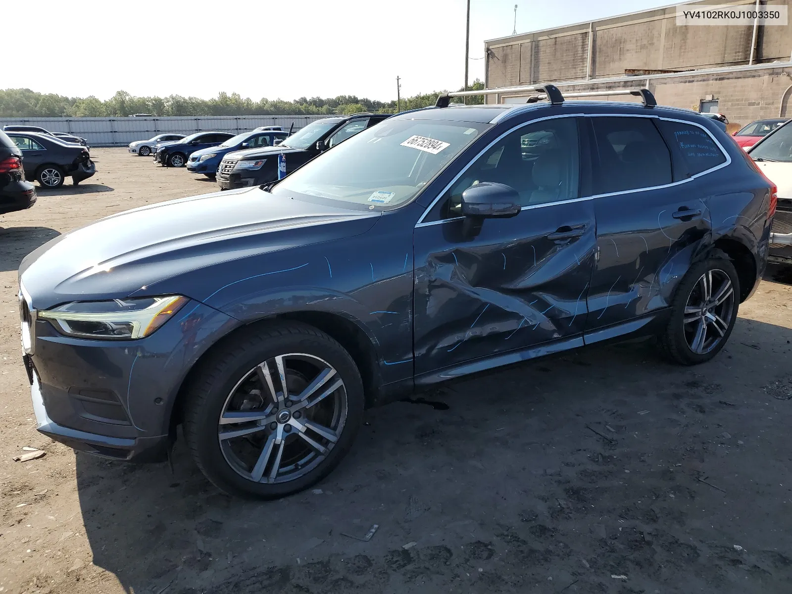 2018 Volvo Xc60 T5 Momentum VIN: YV4102RK0J1003350 Lot: 66752894