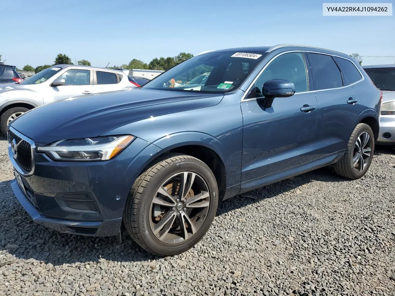 YV4A22RK4J1094262 2018 Volvo Xc60 T6 Momentum