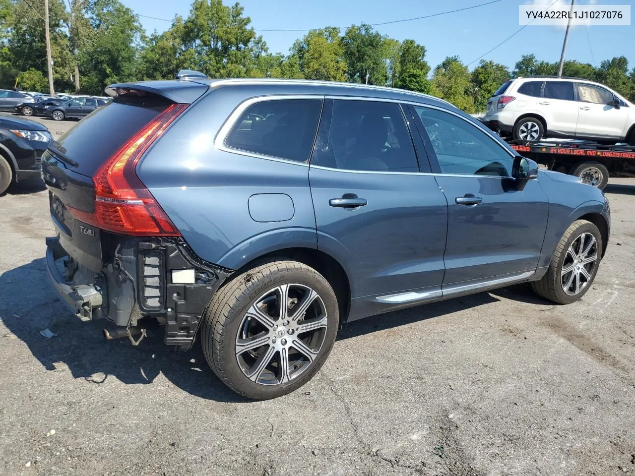 2018 Volvo Xc60 T6 Inscription VIN: YV4A22RL1J1027076 Lot: 69632224