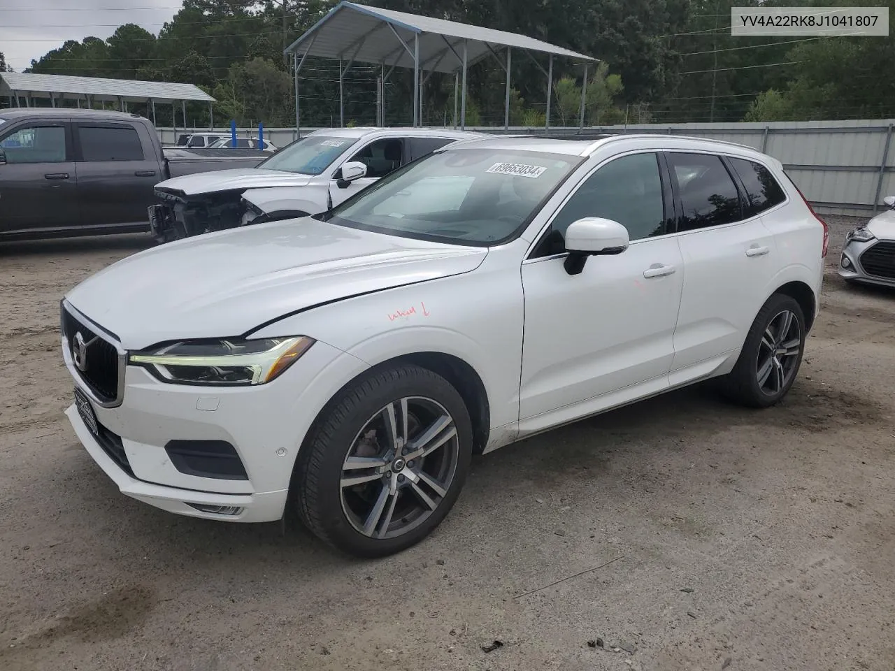 YV4A22RK8J1041807 2018 Volvo Xc60 T6 Momentum