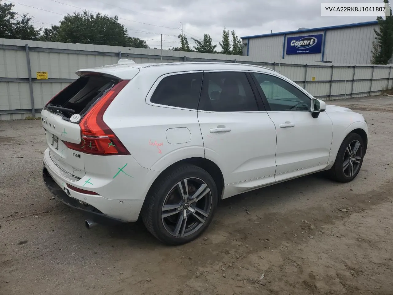 2018 Volvo Xc60 T6 Momentum VIN: YV4A22RK8J1041807 Lot: 70283984