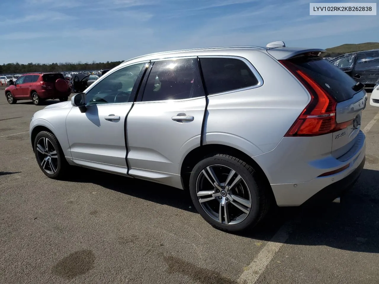 2019 Volvo Xc60 T5 VIN: LYV102RK2KB262838 Lot: 50139134