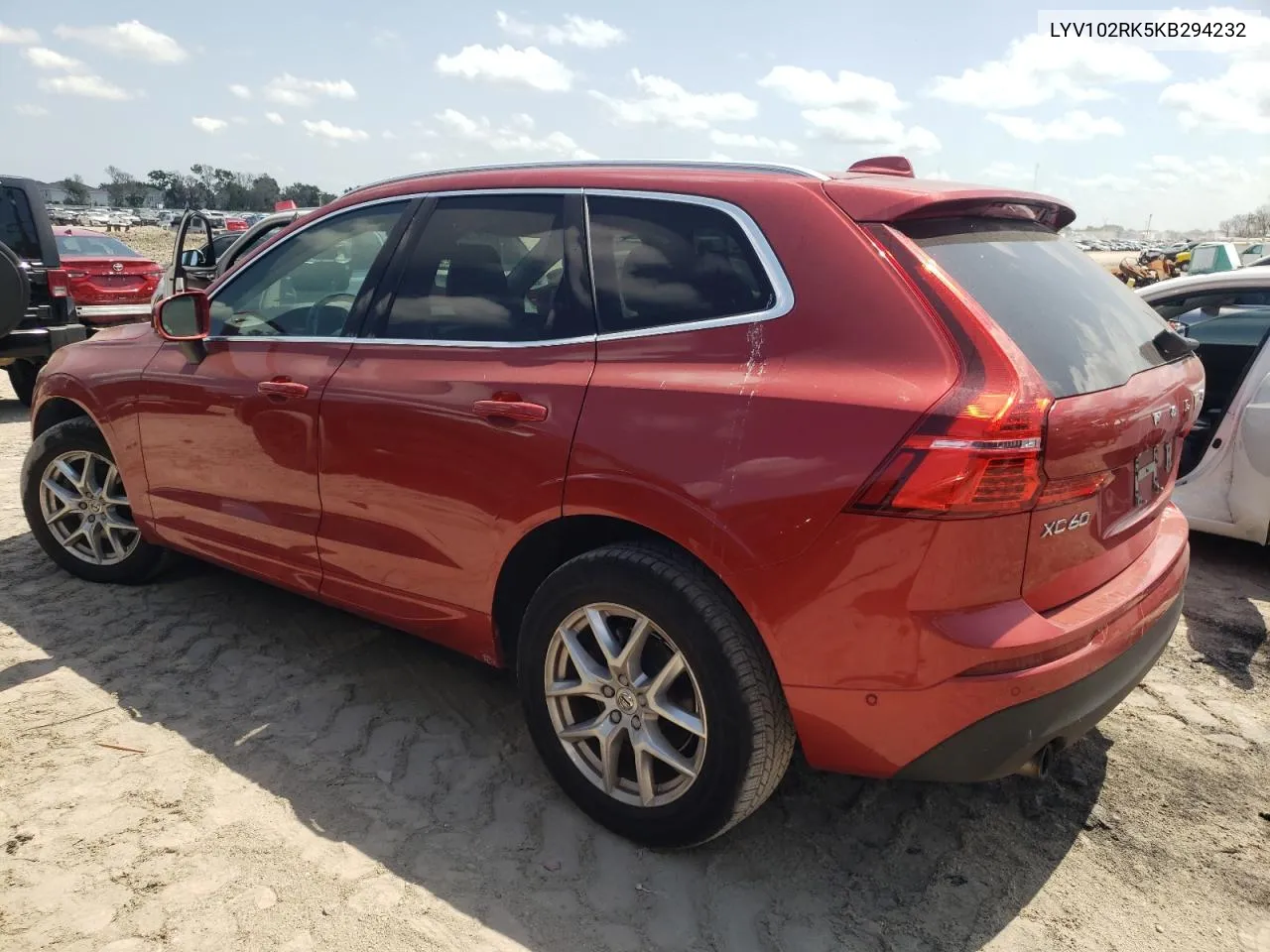 LYV102RK5KB294232 2019 Volvo Xc60 T5