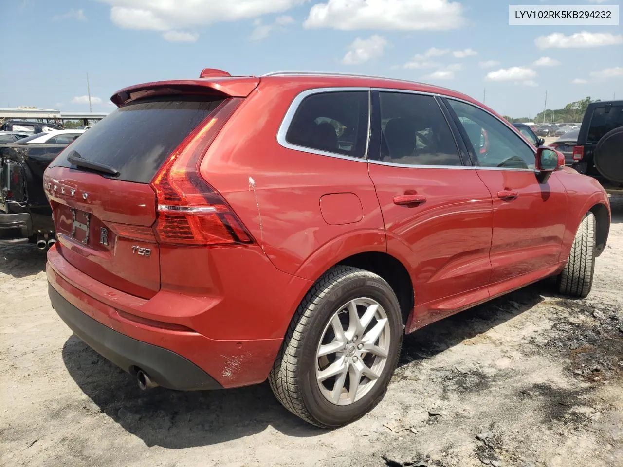 2019 Volvo Xc60 T5 VIN: LYV102RK5KB294232 Lot: 52885734