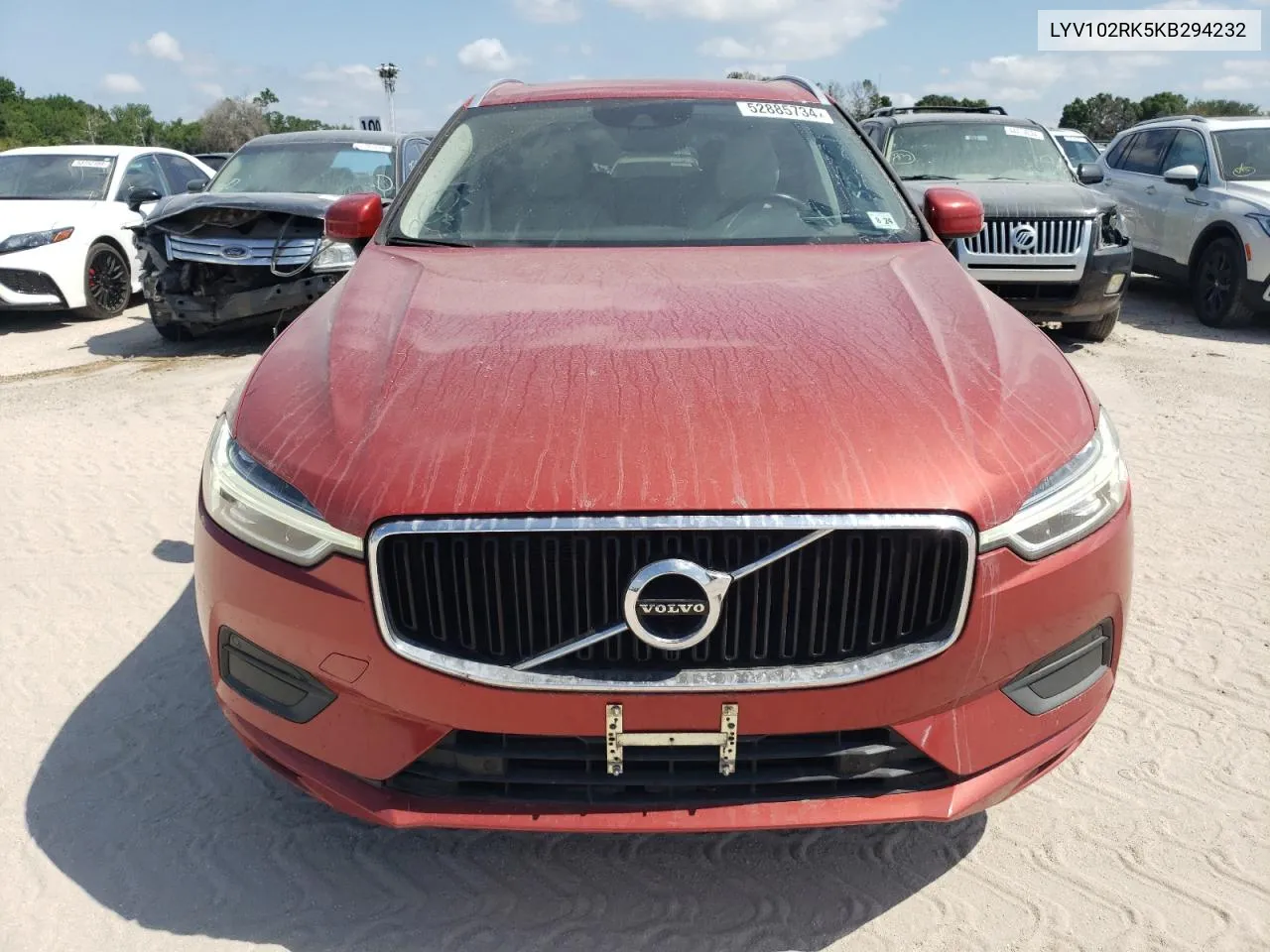 2019 Volvo Xc60 T5 VIN: LYV102RK5KB294232 Lot: 52885734