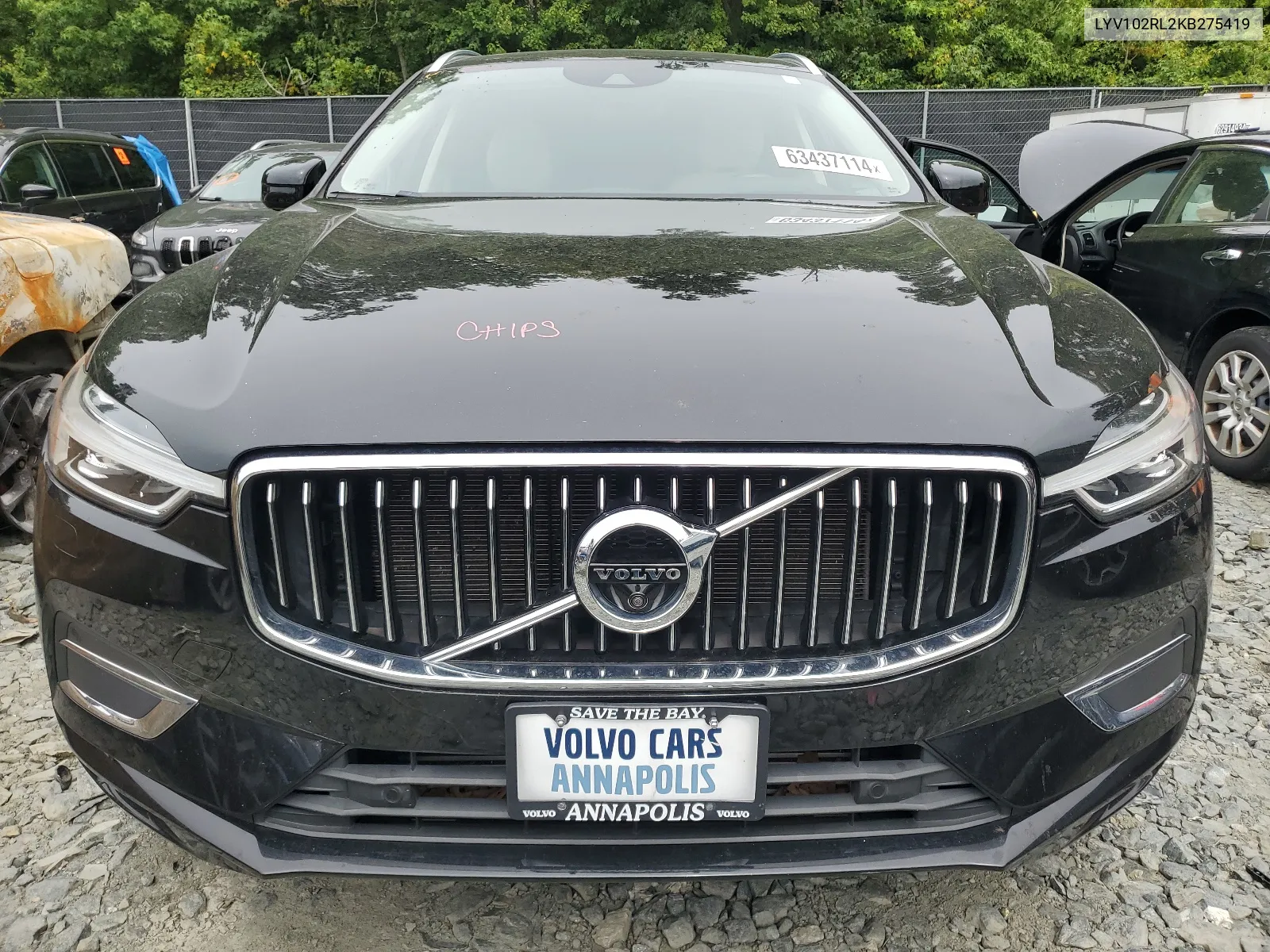 2019 Volvo Xc60 T5 Inscription VIN: LYV102RL2KB275419 Lot: 63437114