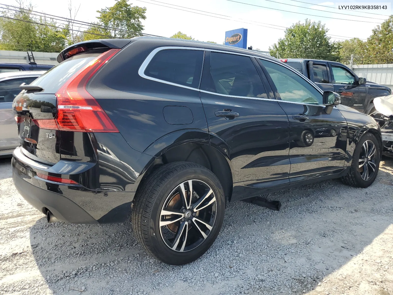 2019 Volvo Xc60 T5 VIN: LYV102RK9KB358143 Lot: 67954314