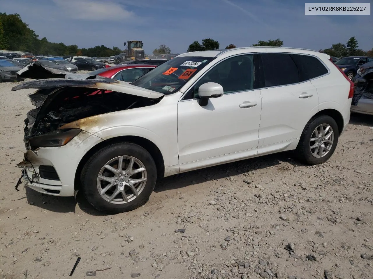 2019 Volvo Xc60 T5 VIN: LYV102RK8KB225227 Lot: 69173054