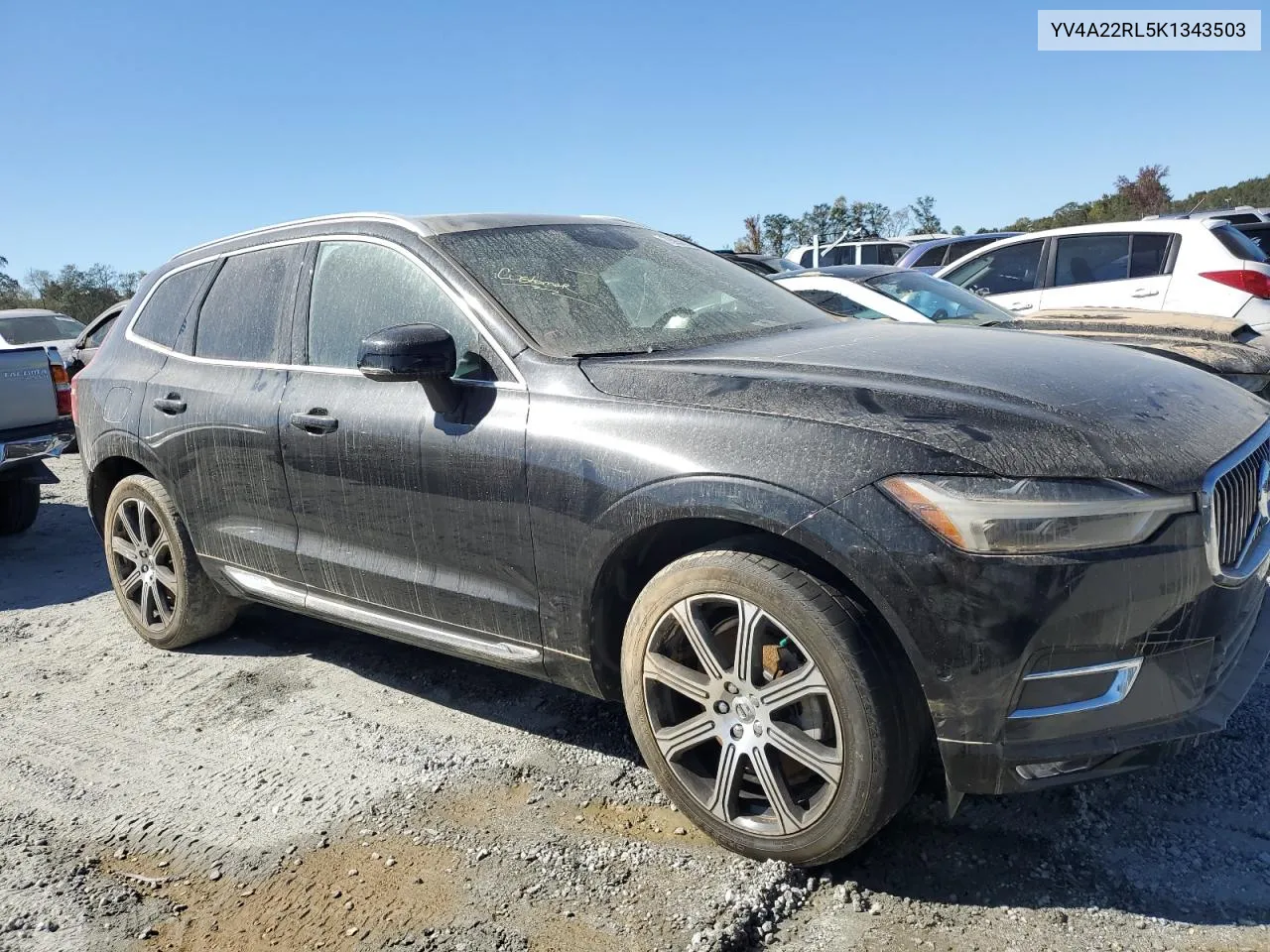 2019 Volvo Xc60 T6 Inscription VIN: YV4A22RL5K1343503 Lot: 75930054