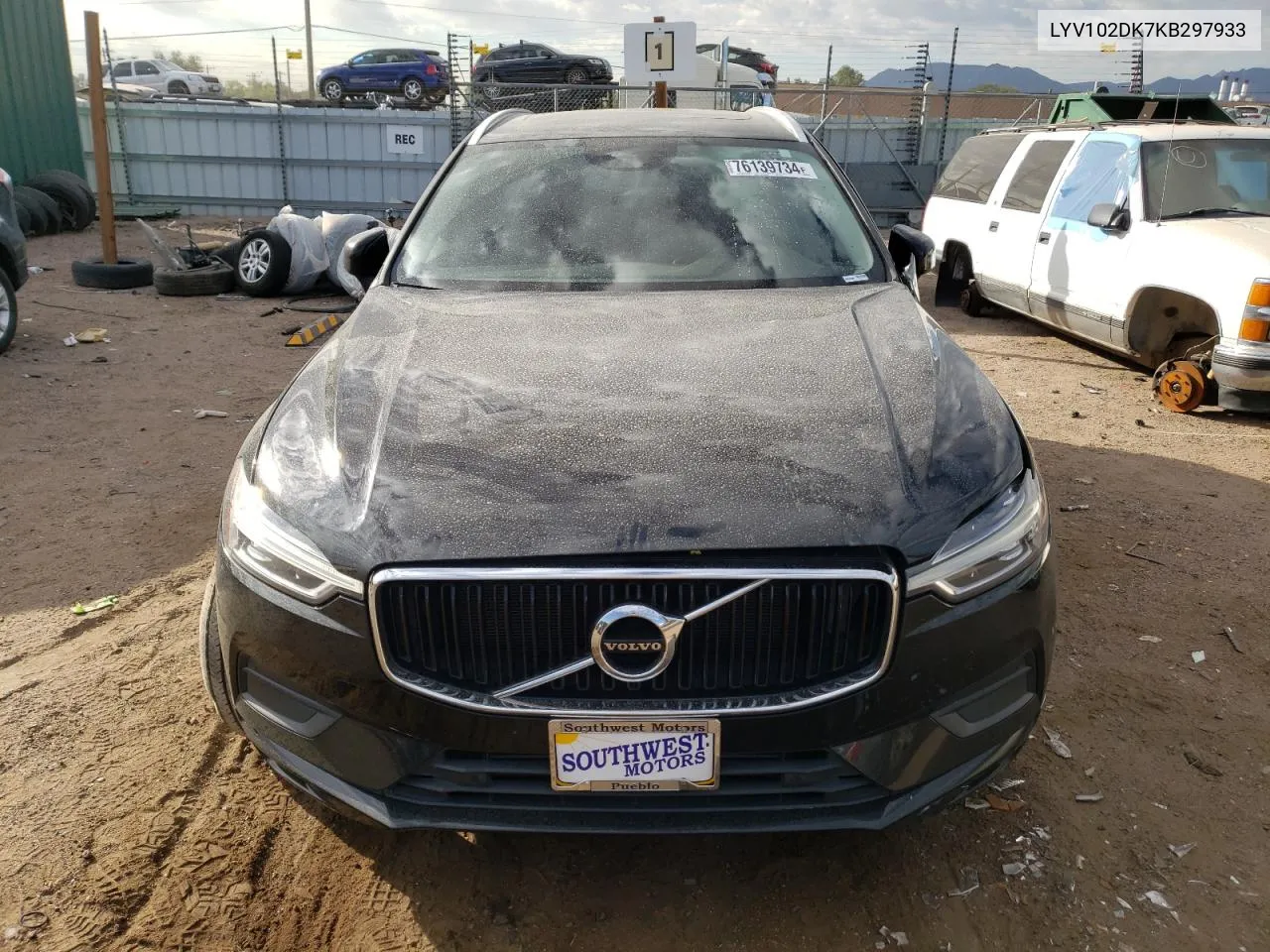 2019 Volvo Xc60 T5 Momentum VIN: LYV102DK7KB297933 Lot: 76139734